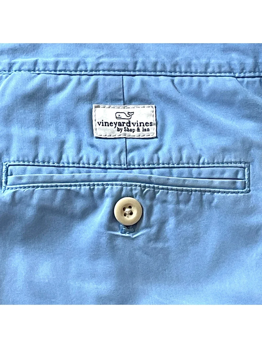 Vineyard Vines Mens Blue Club Shorts Chino Casual Sz 35x8